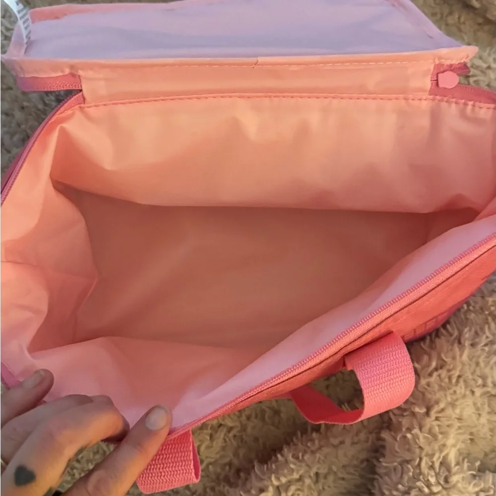 Trader Joe's Pink Mini Insulated Tote Bag - Picture 3 of 8